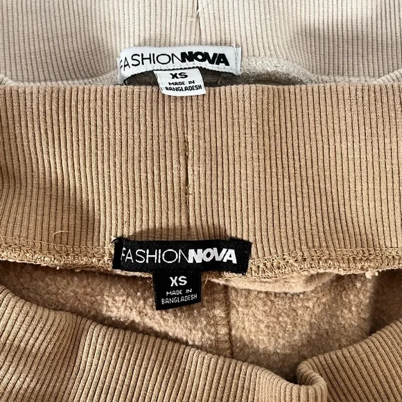 2 Fashion Nova Joggers Size Extra Small - Picture 6 of 7